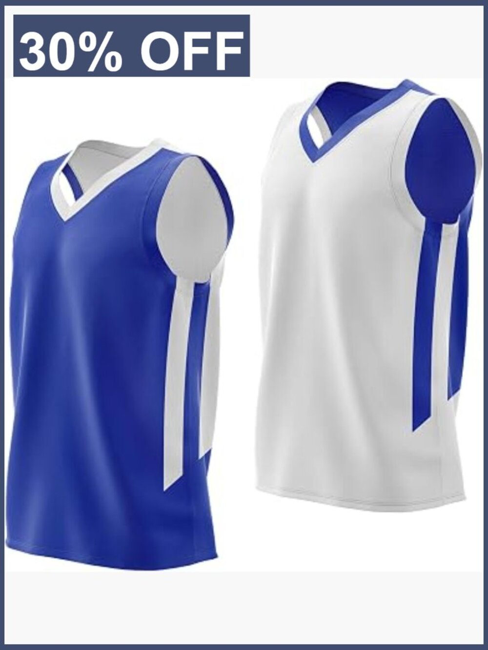 Reversible Men's Basketball Jersey, Mesh Athletic Sleeveless Scrimmage Pinnie,